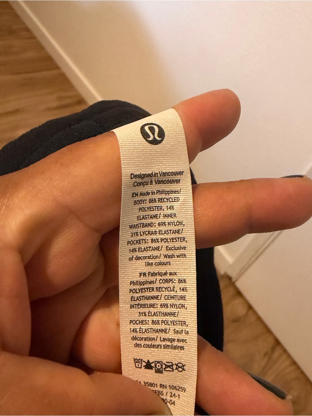 lululemon athletica Black Wide-Leg Womens Pants - Picture 9 of 9